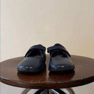 Hush Puppies Navy Kids Dress Shoes